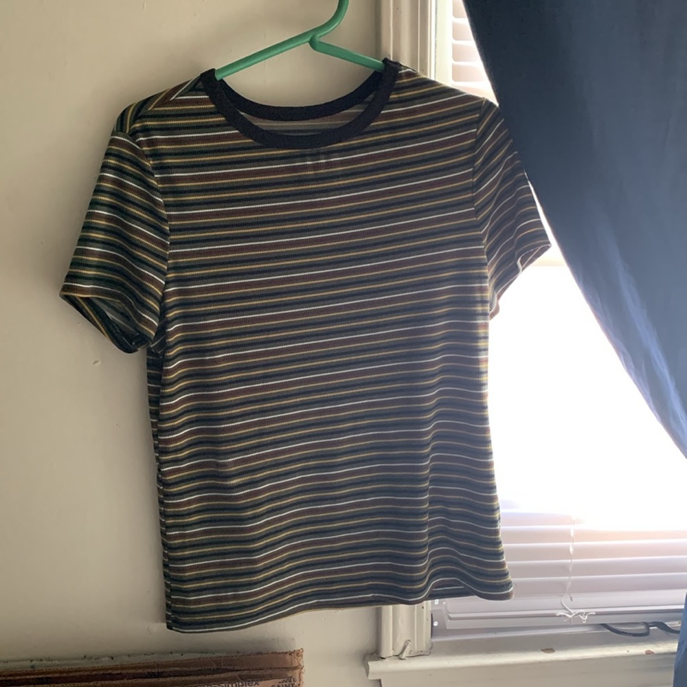 No Boundaries Striped Ribbed Top - Picture 4 of 4